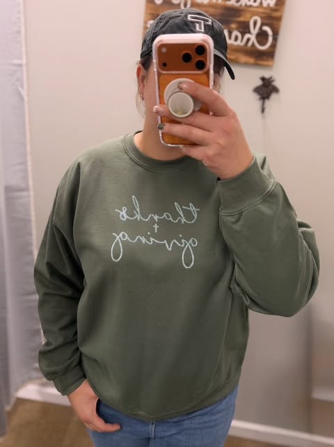 "Thanks & Giving" Crewneck