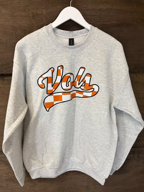 Vols Checkered Crewneck
