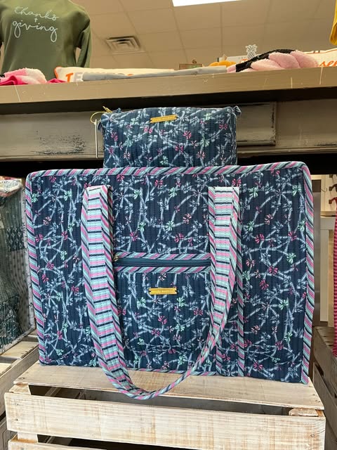 Simply Southern Quilted Tote Bag