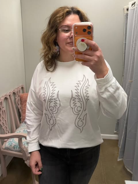 Boot Stitching Light Sweatshirt