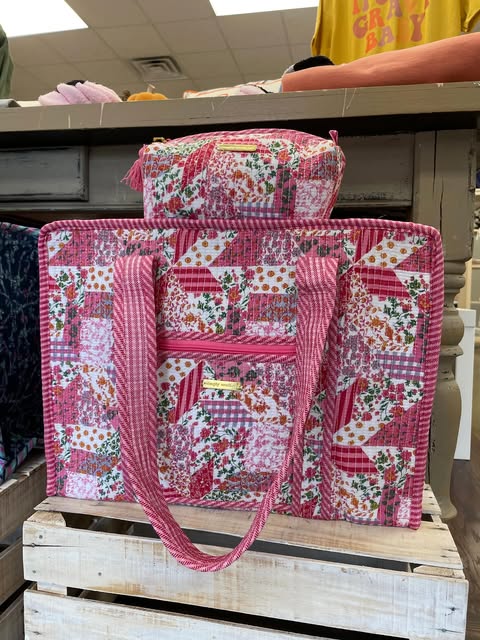 Simply Southern Quilted Tote Bag