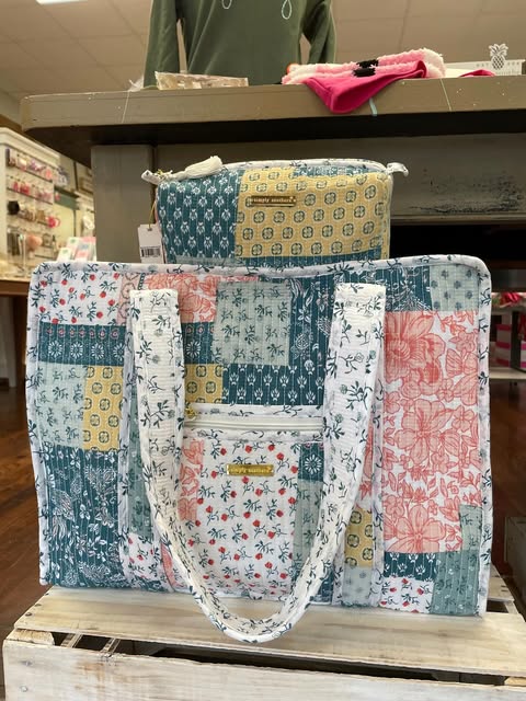 Simply Southern Quilted Tote Bag