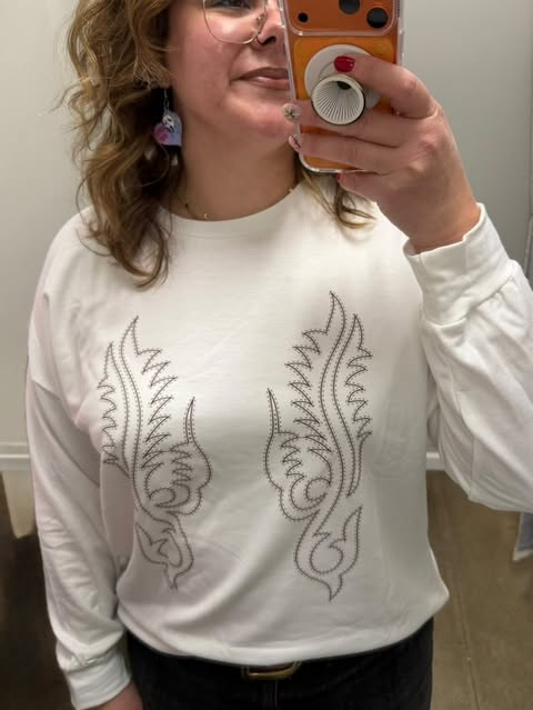 Boot Stitching Light Sweatshirt