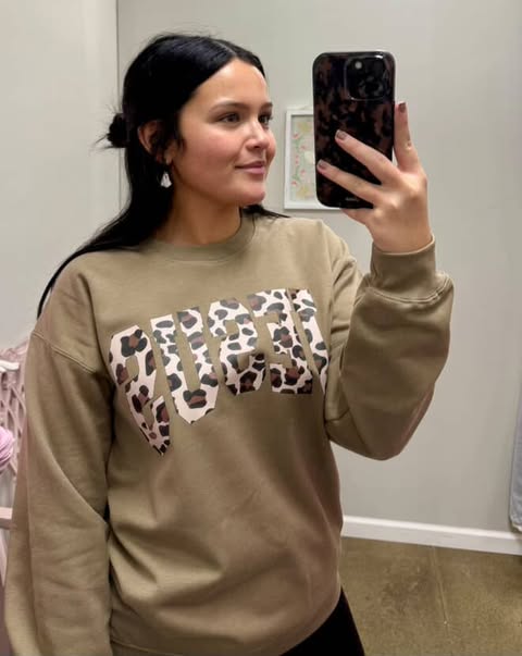 "Jesus" Cheetah Crewneck