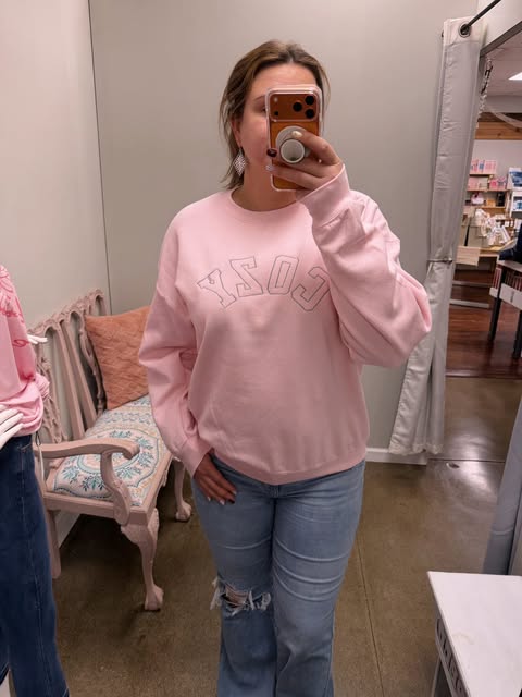 Baby Pink COZY Pullover