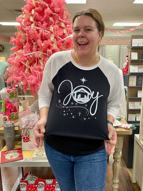 Christmas Raglan Tshirts.