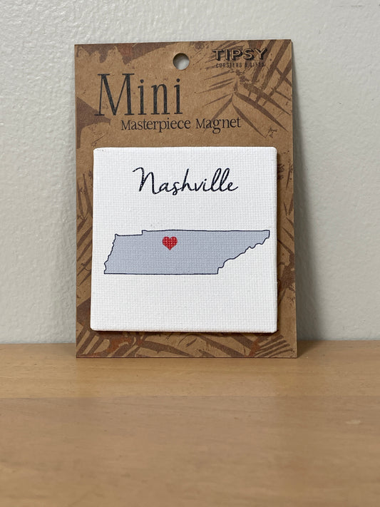 Mini Masterpiece Magnet - 
Local Cities in TN
