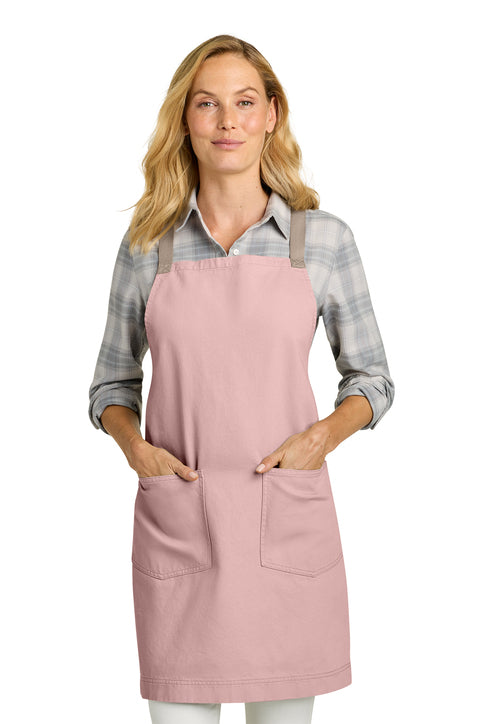 Sourdough Social Club Signature Heavy Twill Crossback Apron - Rose Quartz
