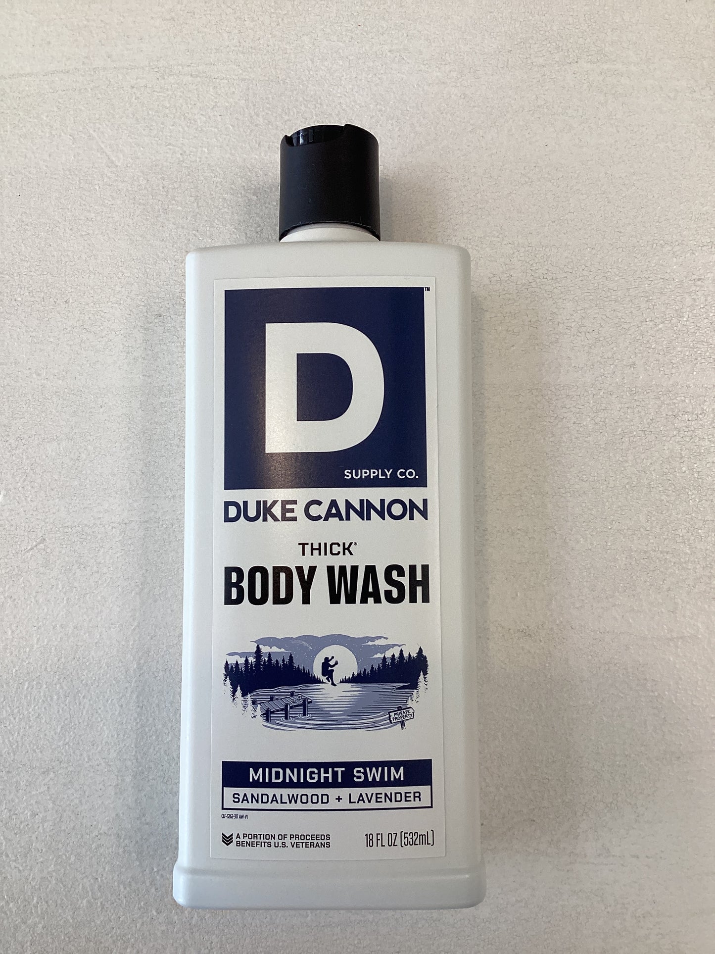Duke Cannon THICK Body Wash WHITE PACKAGES