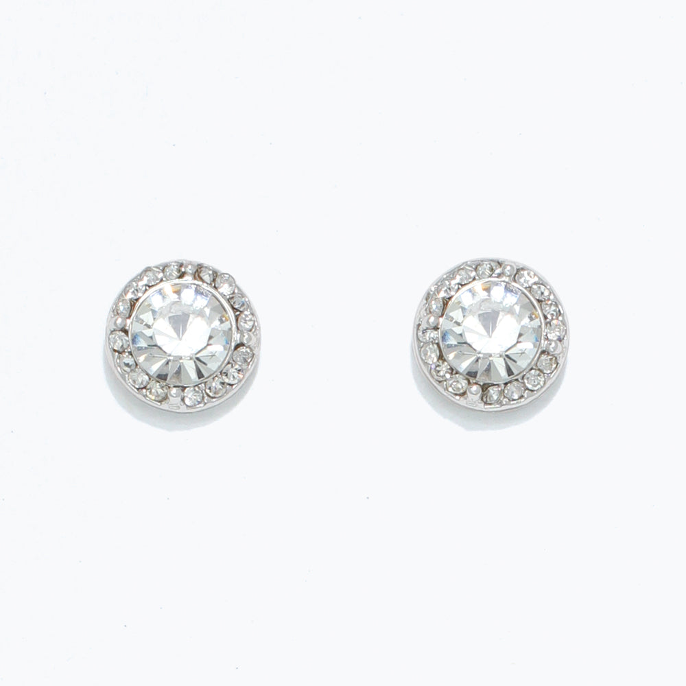 Earrings-Sparkling Clear Crystals