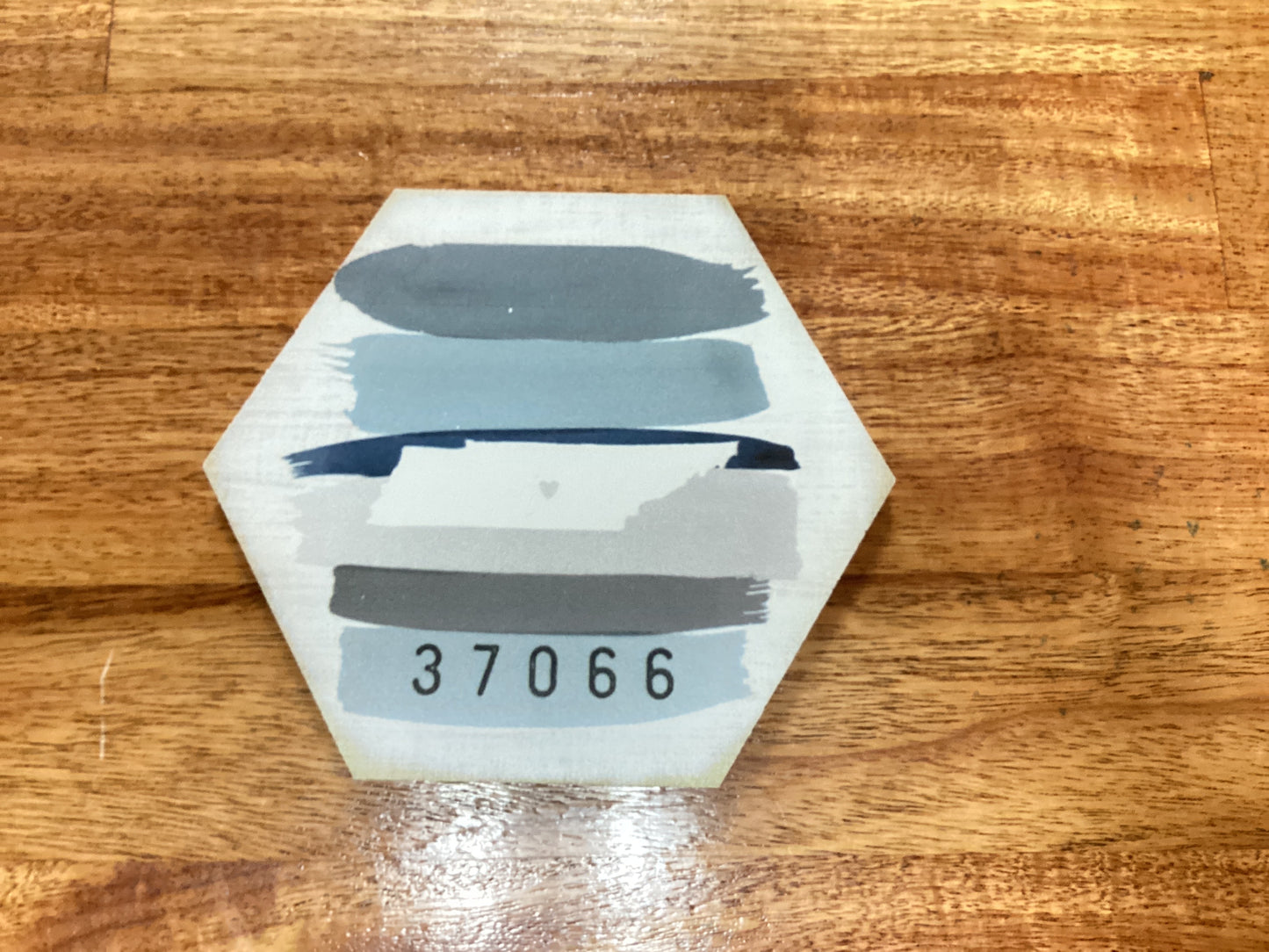 Zip Code Magnet Wooden Coasters