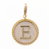 Pearl and Gold Madison Initial Charms