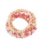 4 ROW Facted & Ball Bracelet
