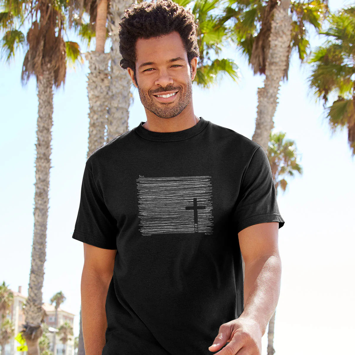 "Seek" Mens Christian T-Shirt