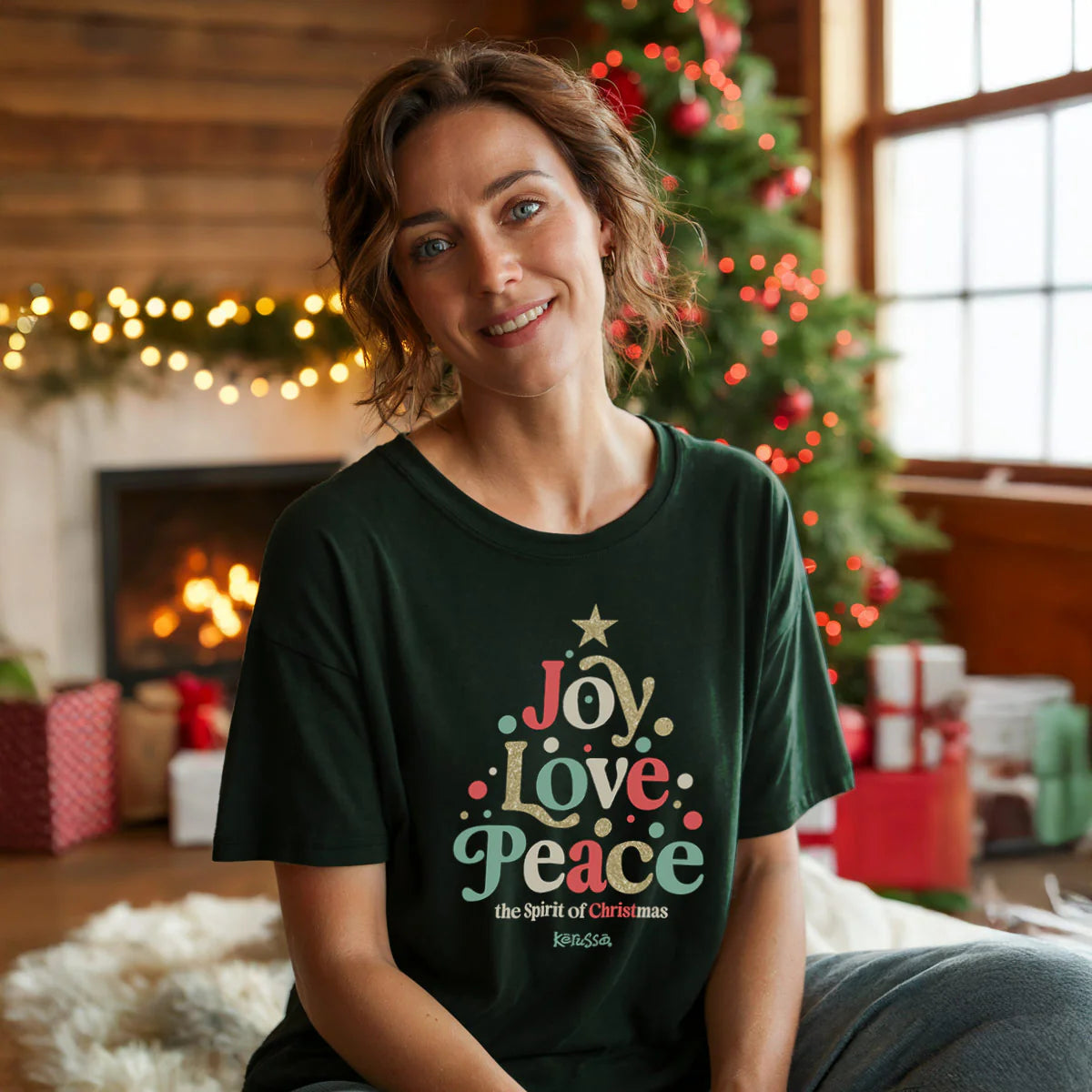 Joy Tree Christmas T-Shirt