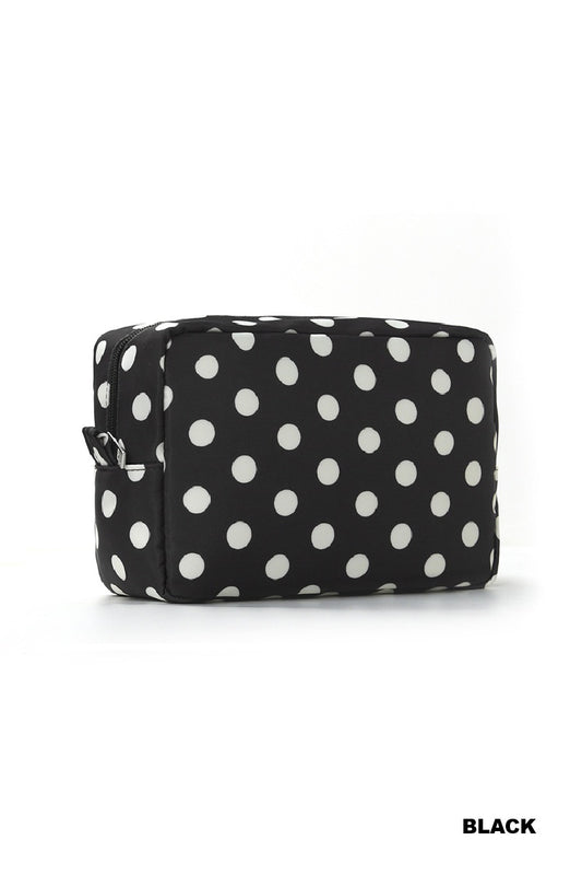 Polka Dot Cosmetic Travel Pouch
