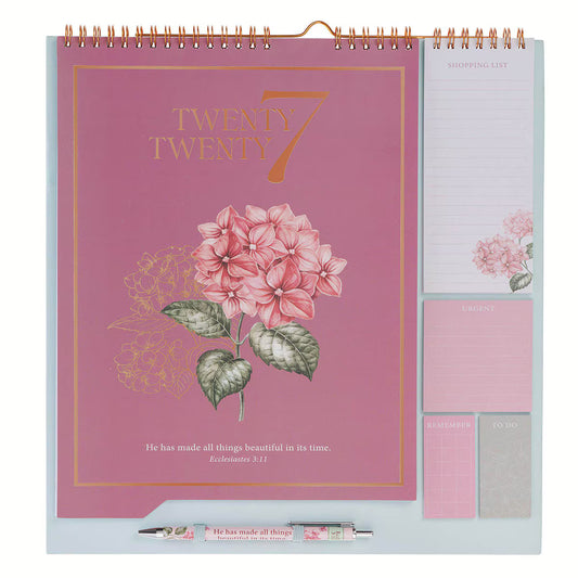 2027 All Things Beautiful Wall Calendar Organizer - Ecclesiastes 3:11