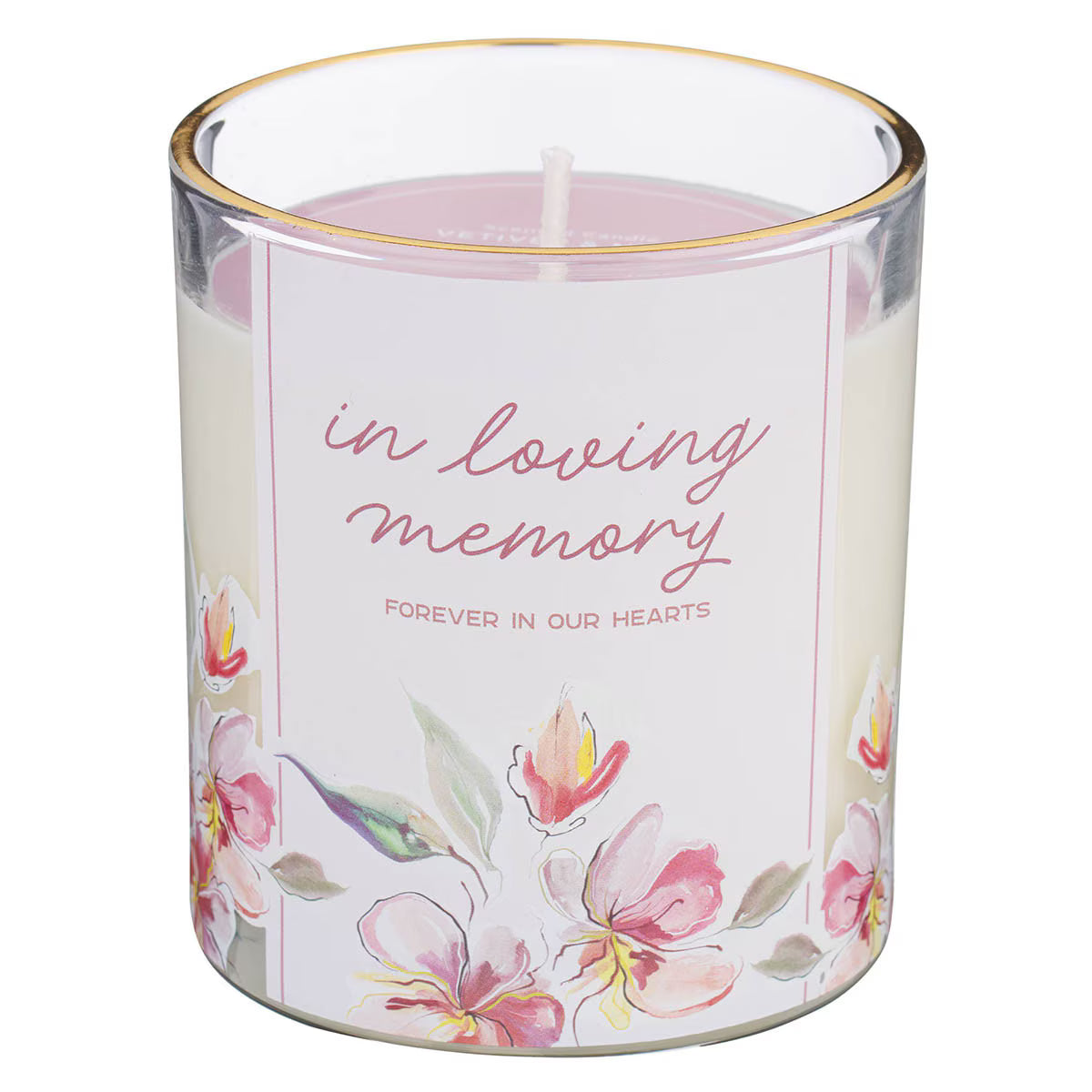 In Loving Memory Vetiver and Moss Scented Candle in a Glass Jar