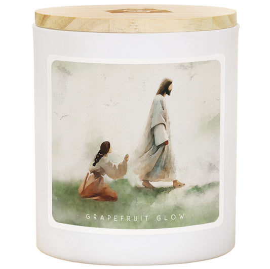 Jesus Healed Woman Scented Candle