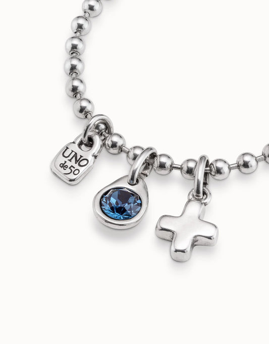 You Are Here Sterling Silver-Plated Cross Charm (Copy)