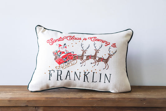 Santa Is Coming To White House Pillow