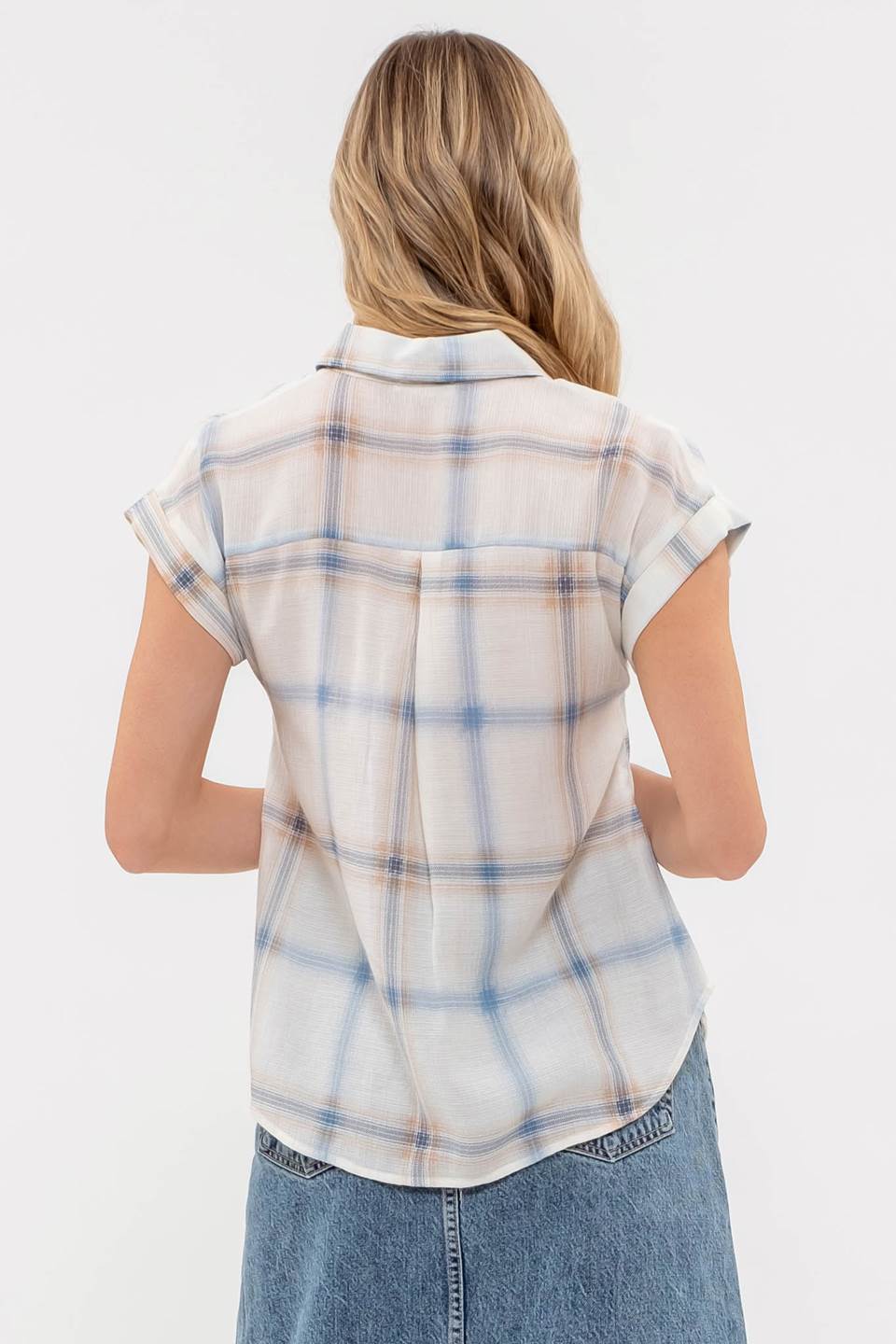 Keep In Mind Plaid Button-Up