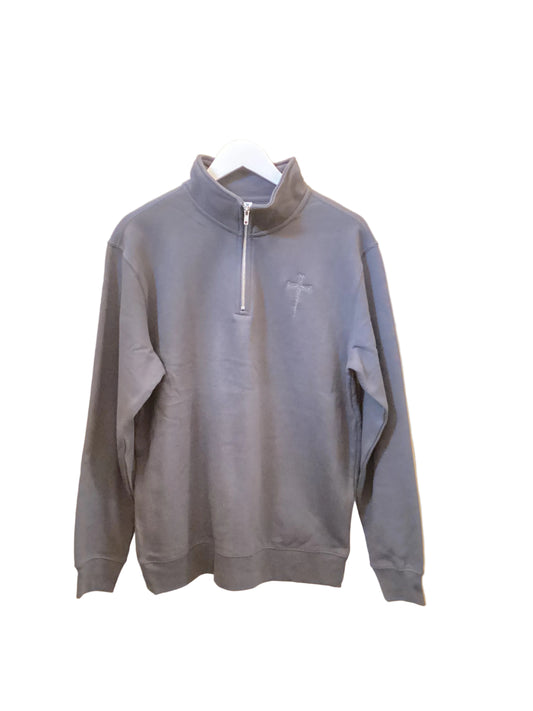 Nail Cross Quarter Zip Up Crew