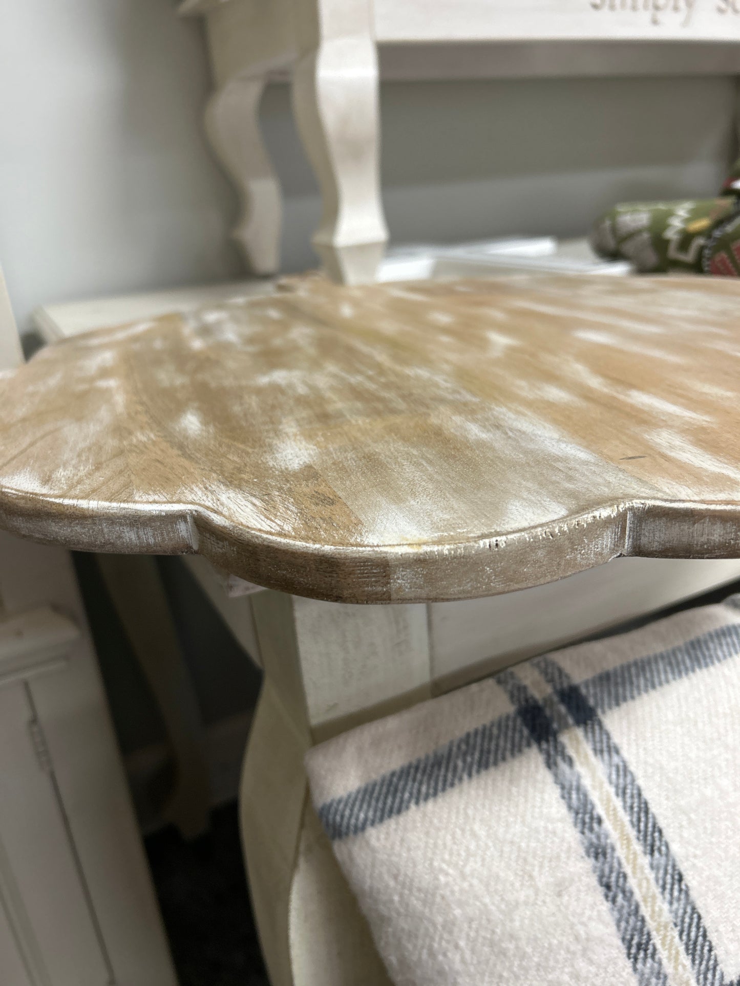 Mud Pie Large Scalloped Wood Board