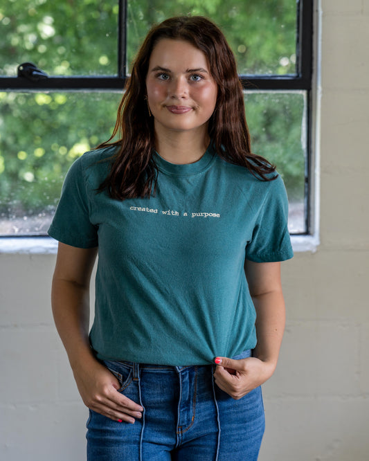 Created with a Purpose Emerald Tee