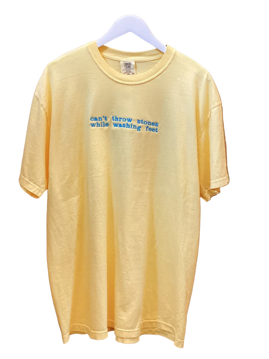 Can't Throw Stones While Washing Feet