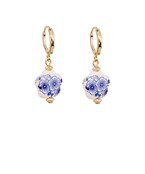 Floral Ceramic Bead Drop Earrings