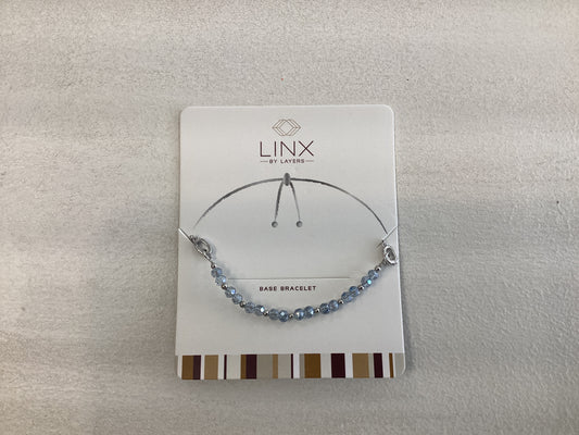 Silver Gray Facet LINX Base Bracelet