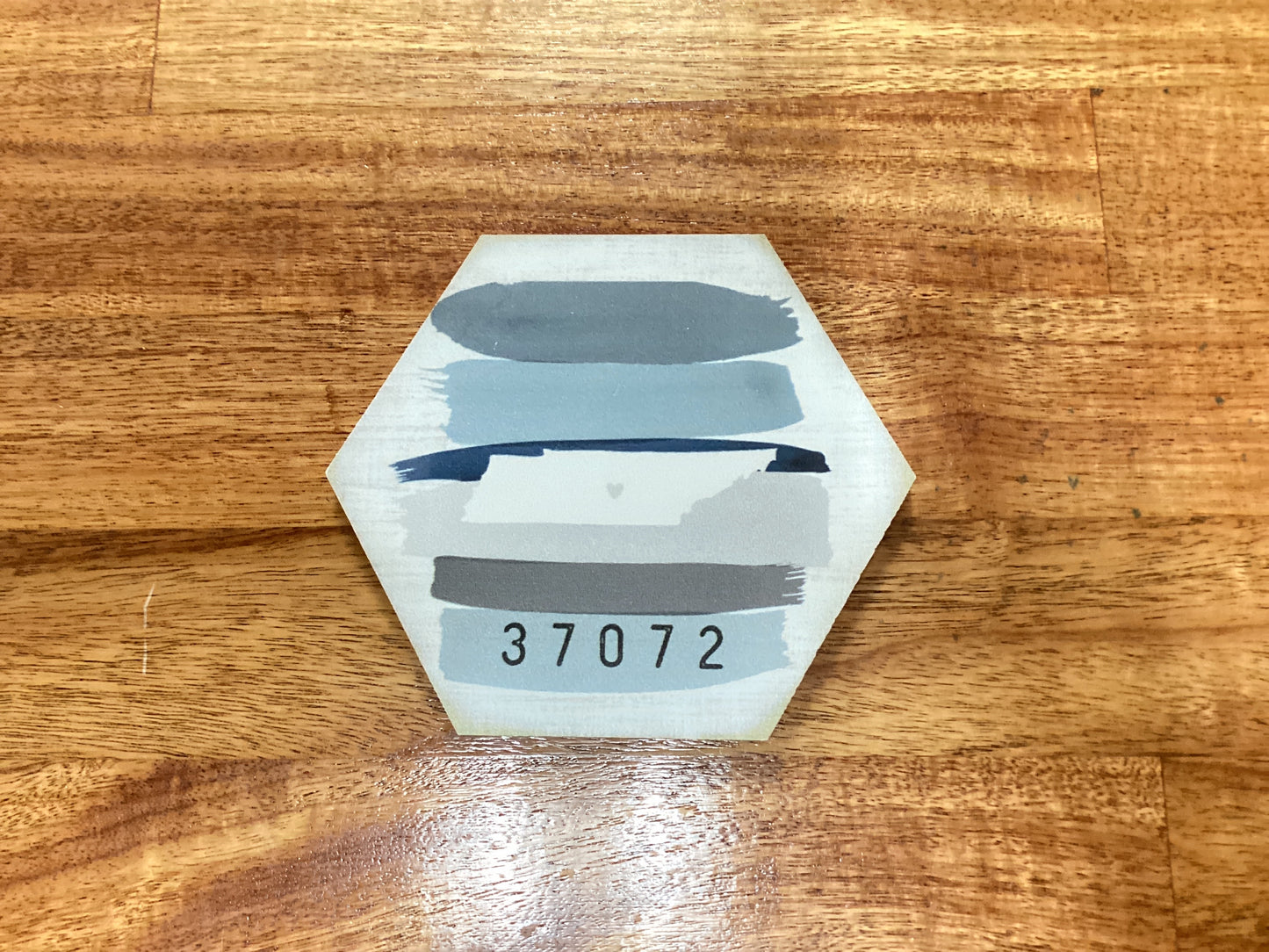 Zip Code Magnet Wooden Coasters