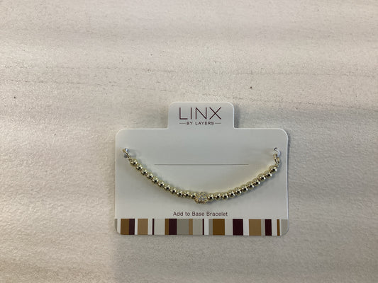 Gold Ball & Decorative CZ Heart LINX Add-on