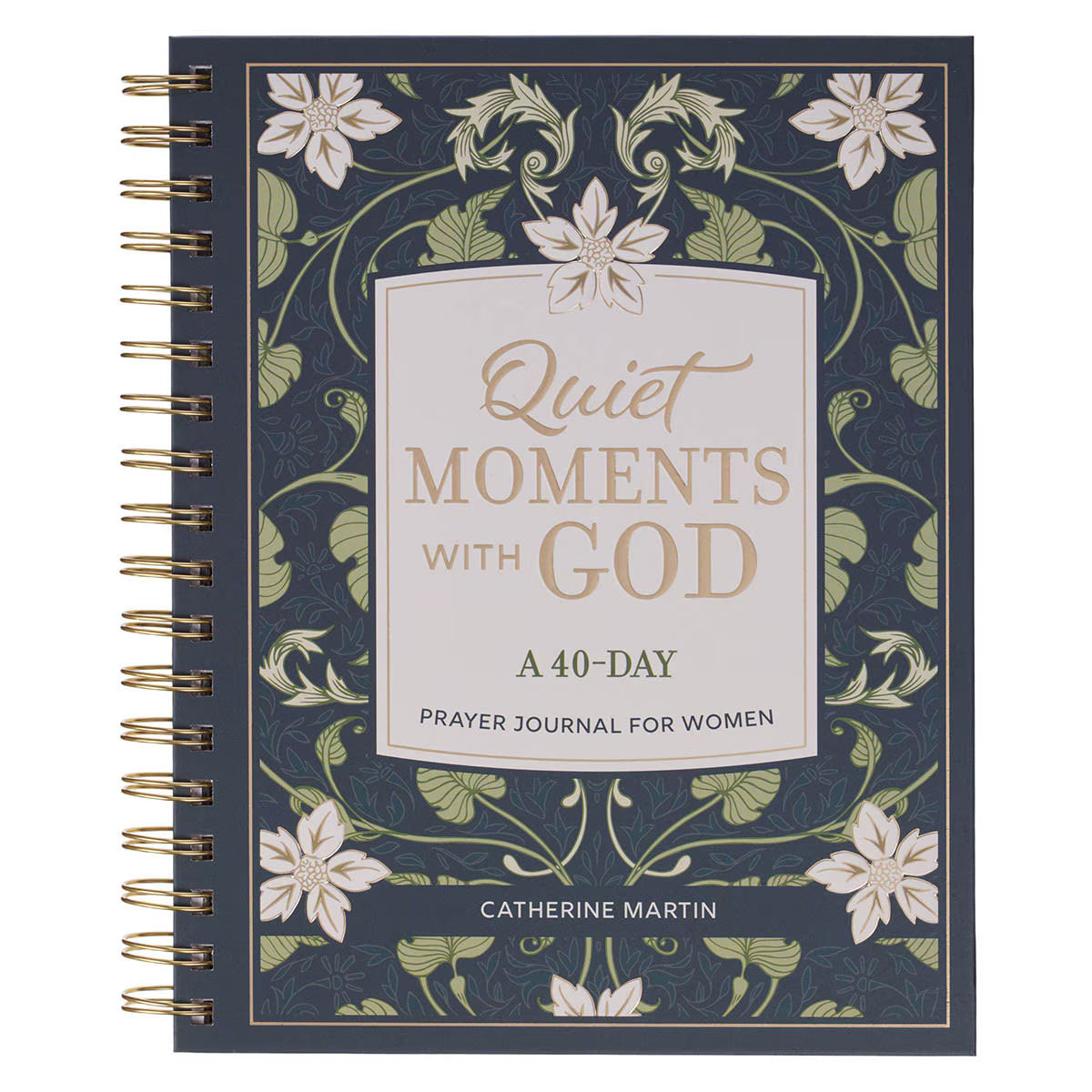 Quiet Moments with God: A 40-Day Spiral-bound Prayer Journal for Women