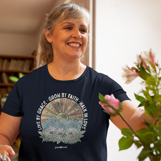 grace & truth Women's T - Live By Grace