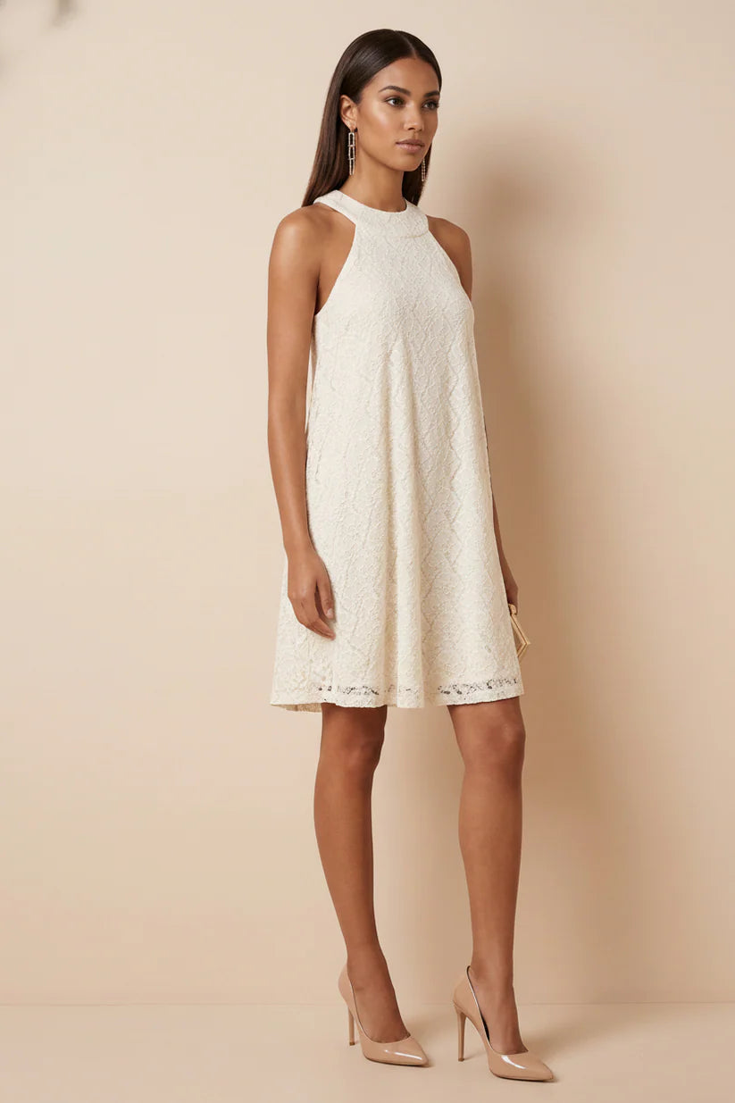 Sleeveless Lace Dress