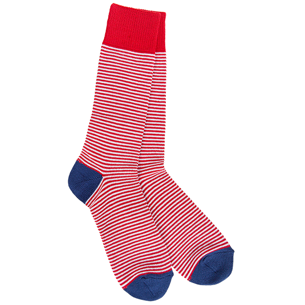 World's Softest Sock Metro Stripe Crew