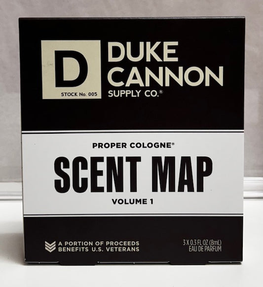 Duke Cannon Proper Cologne Scent Map