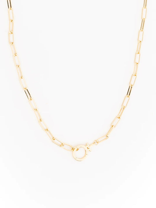 THEA GOLD 18" NECKLACE