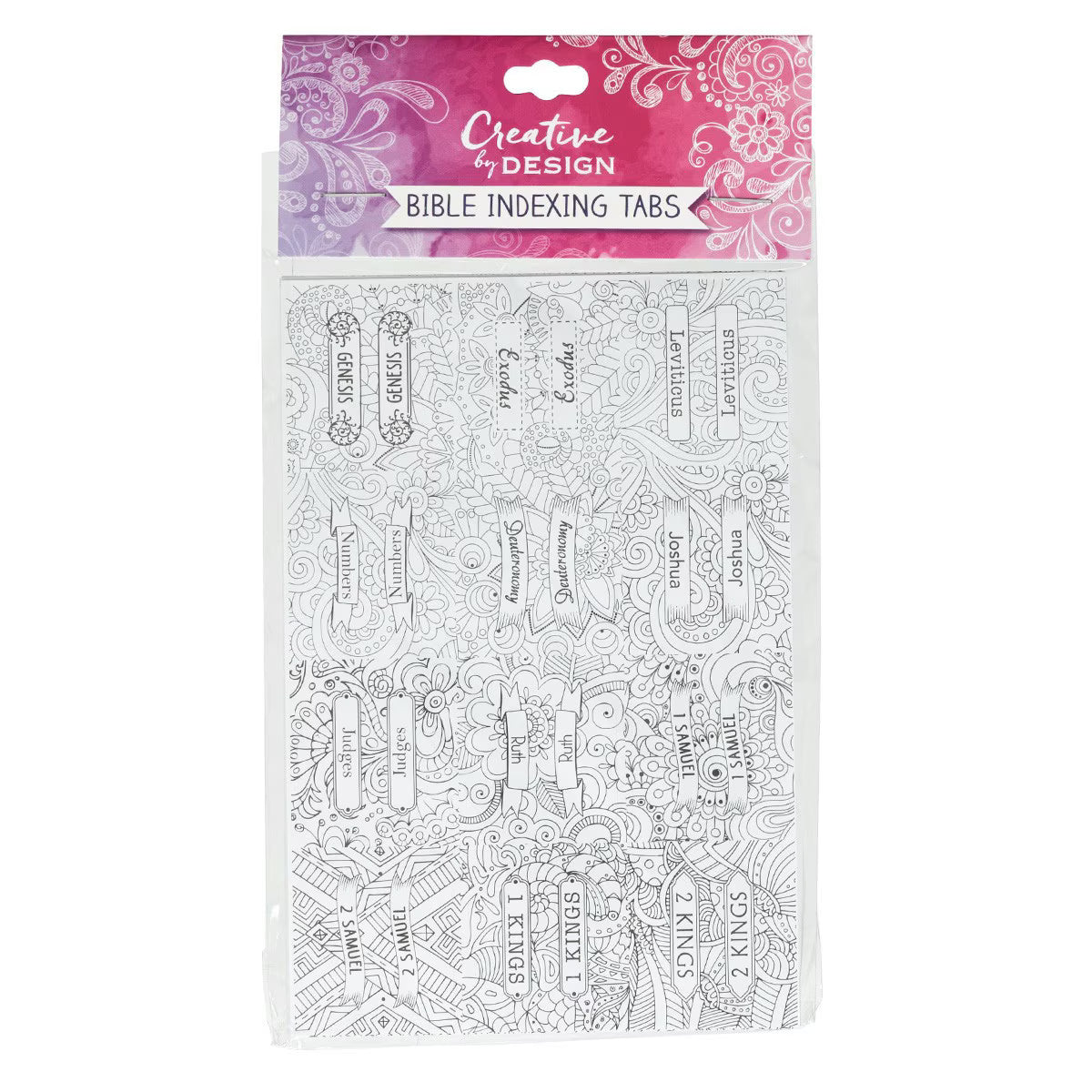 Peel-and-Stick Coloring Bible Index Tabs