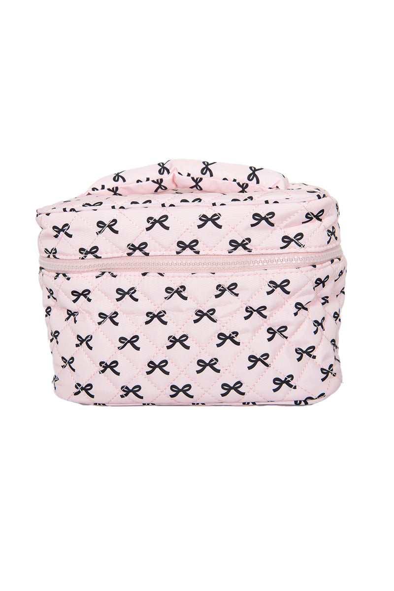 Mini Black Bows Make Up Bag