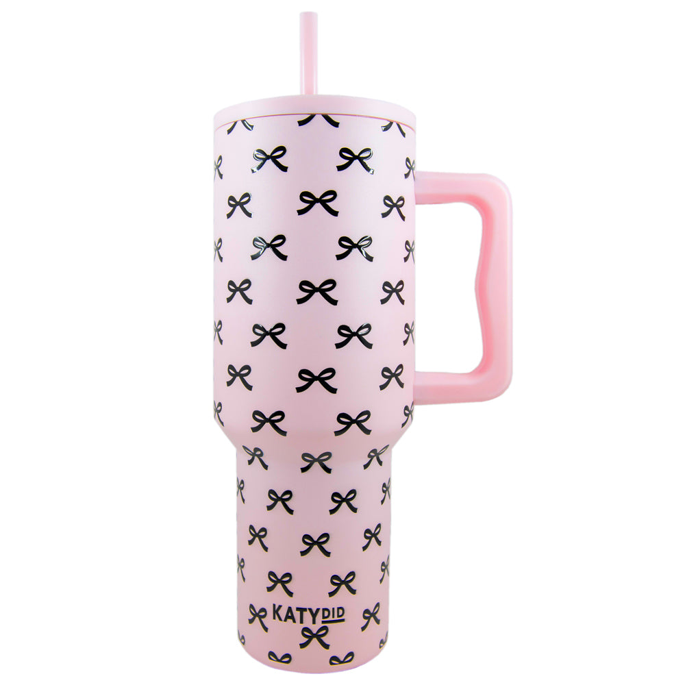 Mini Coquette Bows All Over 38 Oz Tumbler