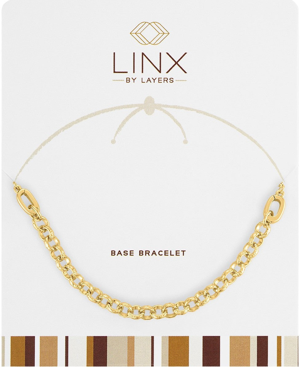 Gold Cable Chain LINX Base Bracelet