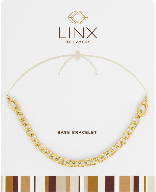 Gold Cable Chain LINX Base Bracelet
