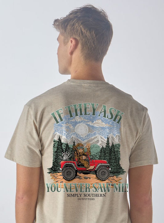 SIMPLY SOUTHERN MENS SASQUATCH TSHIRT