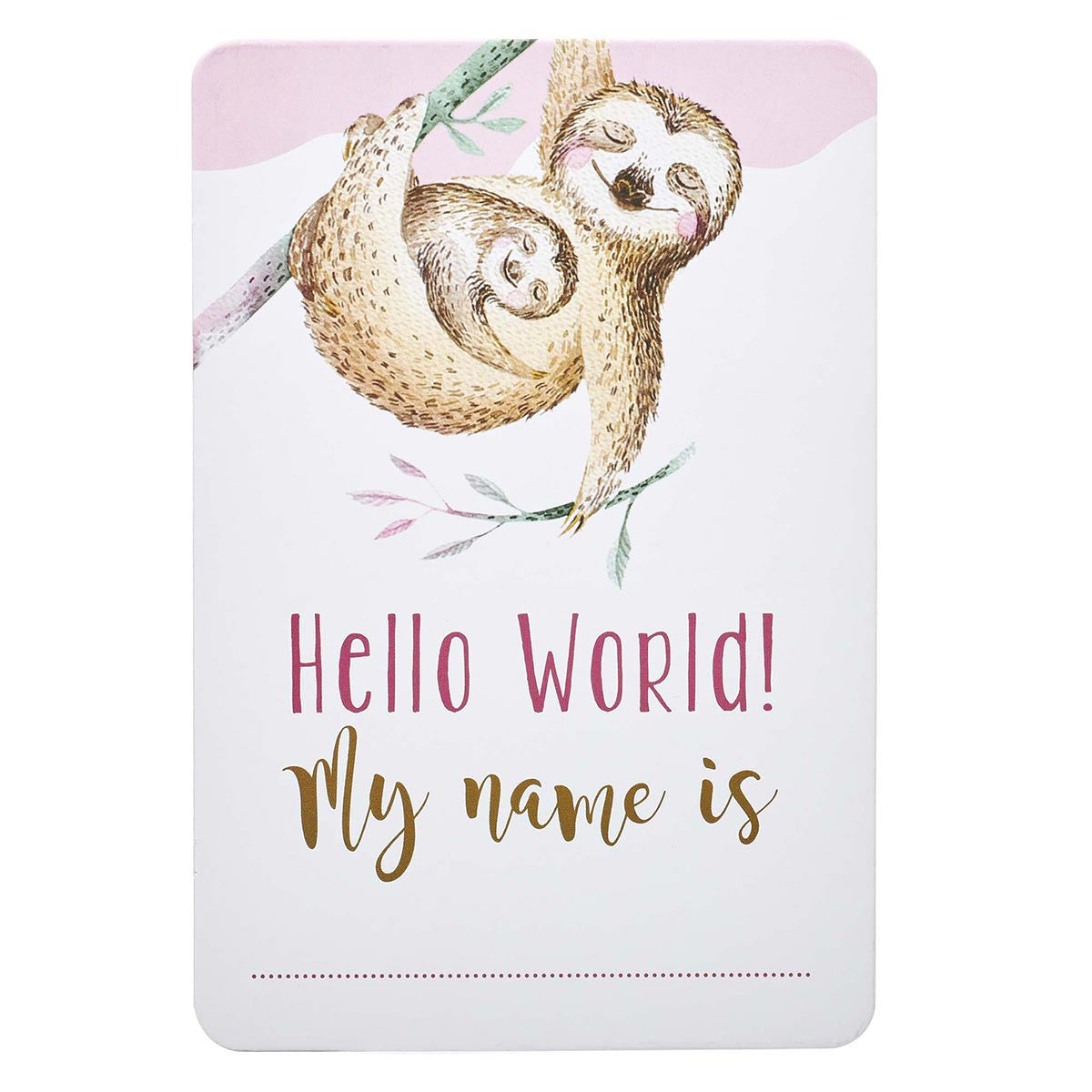 Card Box My Baby Girls Milestones