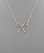 Bow Necklace