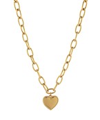 Bold Heart Pendant Necklace