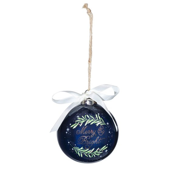 Merry & Bright Round Ornament